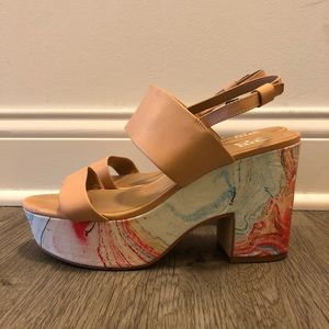 Colorful Platform Heels